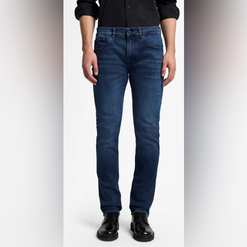 7 For All Mankind Paxtyn Luxe Performance Straight Leg Jeans Men’s 32 Dark Wash